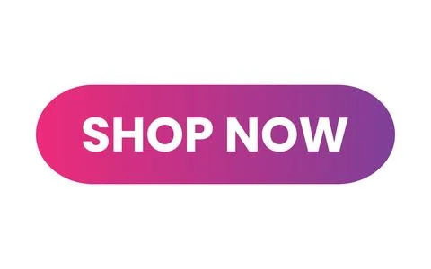 Shop Now Call To Action Button Offer Design Marketing Symbol Stock Illustration