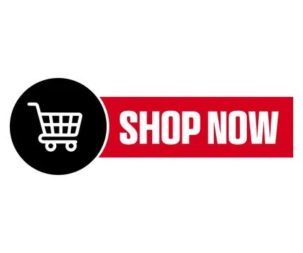 Shop Now Call To Action Button Offer Design Marketing Symbol Stock Illustration