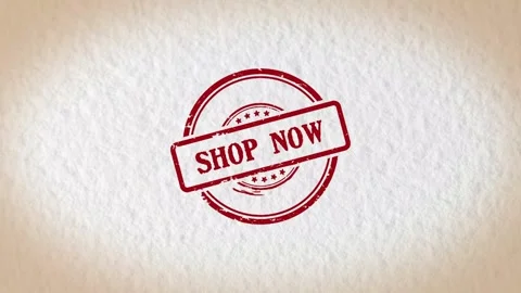 SHOP NOW stamp style word Stock Footage 319492853
