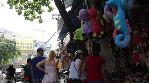 Shop in the old town Stock Footage 56085398