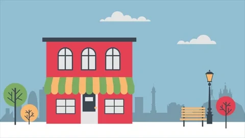 Shop Outdoor Stock Footage 289732833