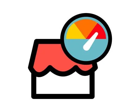 Shop performance 스톡 일러스트