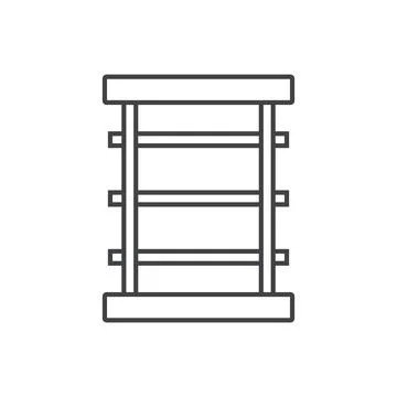 Shop shelf icon vector Stock Illustration