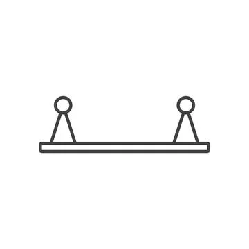 Shop shelf icon vector Stock Illustration