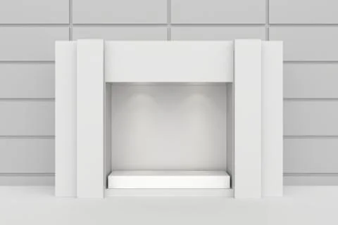 Shop showcase. 3d rendering 스톡 일러스트