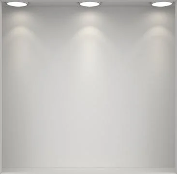 Shop showcase. Mock up Stock-Illustration