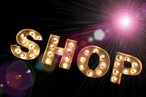 Shop sign Stock Illustration