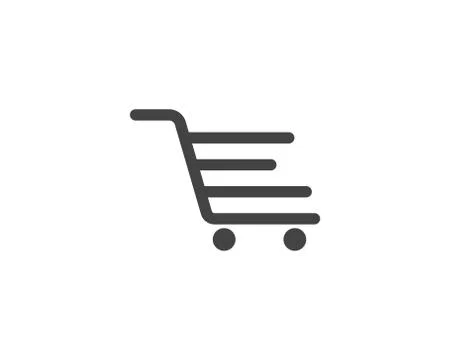 Shop, store basket vector icon Template Stock Illustration
