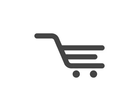 Shop, store basket vector icon Template Stock Illustration