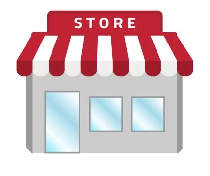 A shop store Stock Illustration
