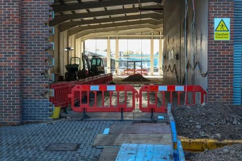 Shop store refit construction Stock Photos