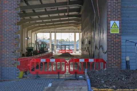 Shop store refit construction Stock Photos