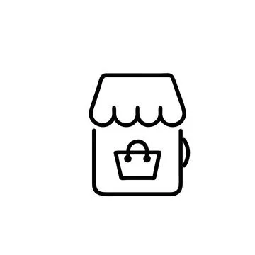 Shop web icon Stock Illustration