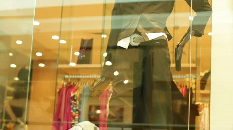 Shop window display 6 Stock Footage 743956