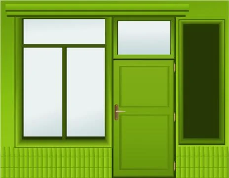 Shop window Stock Illustration