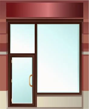 Shop window Stock Illustration