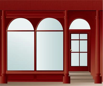 Shop window Stock Illustration