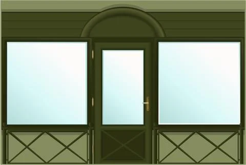 Shop window Stock Illustration