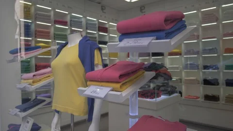 Shop window in Piazza della Repubblica, Florence, Tuscany, Italy Stock Footage 129221327