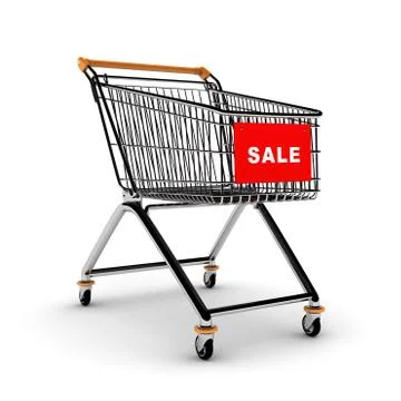 Shoping cart Stock Illustration