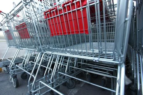 Shoping carts Stock Photos