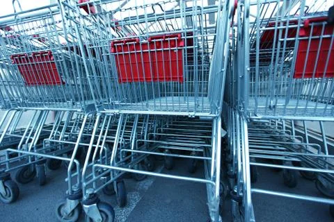 Shoping carts Stock Photos