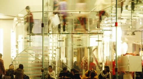 Shopng Mall 4K Stock Footage 10758245