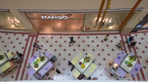Shoppers in Suria KLCC Mall Stock Footage 64417439