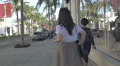 Shopping in the afternoon on Rodeo Drive, Beverly Hills 4k or 4k+ Resolution