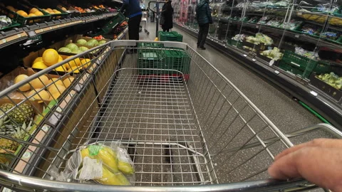 Shopping in Aldi, hyperlapse. Stock Footage 273152959