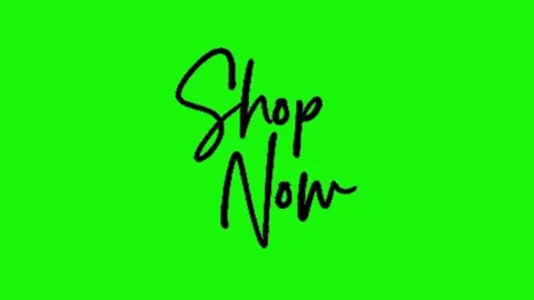 Shopping animation on green screen Stock Footage 334775439
