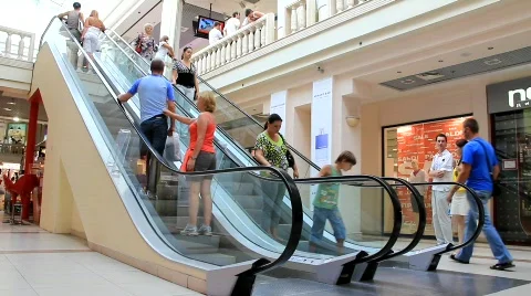 Shopping area Stock Footage 828536