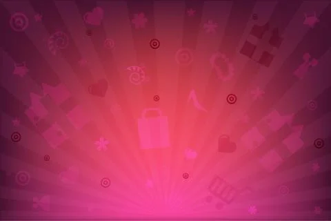 Shopping background Stock Illustration