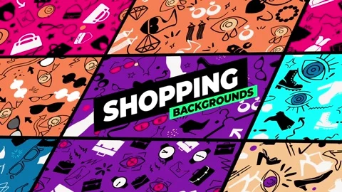 Shopping Backgrounds Catálogo de After Effects