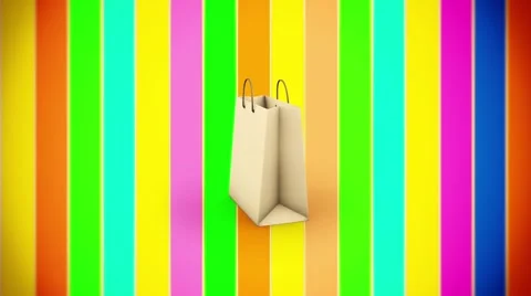 Shopping bag 2 Stock-Footage 6528499