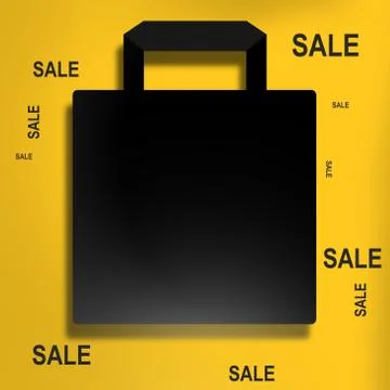Shopping bag design Stock Illustration