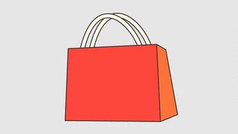 Shopping bag Stock Footage 342090513