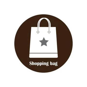 Shopping bag icon Stock Illustration
