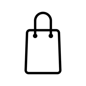 Shopping bag icon template Stock Illustration