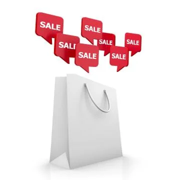 Shopping bag Stock Illustration