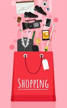 Shopping Bag Stock Illustration