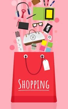 Shopping Bag Stock Illustration