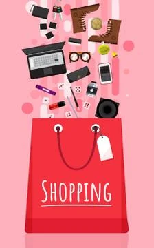 Shopping Bag Stock Illustration