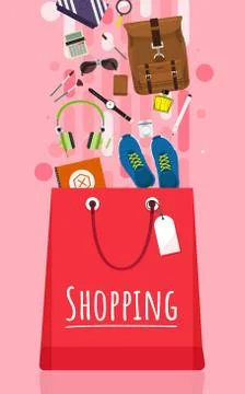 Shopping Bag Stock Illustration