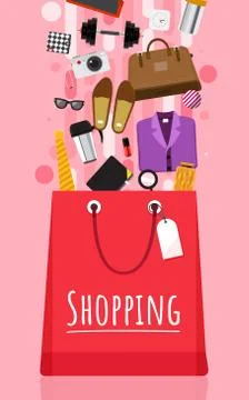 Shopping Bag Stock Illustration
