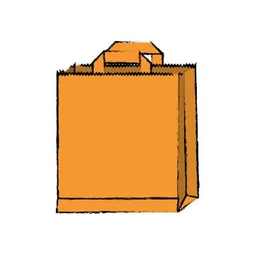Shopping bag isolated Stock Illustration