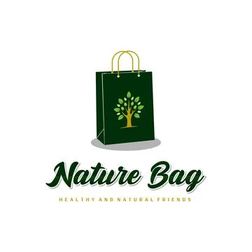 Shopping bag logo Stock Illustration