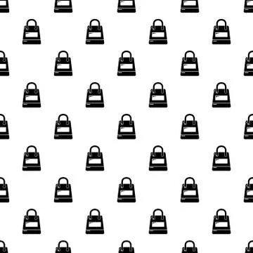 Shopping bag pattern vector seamless 스톡 일러스트