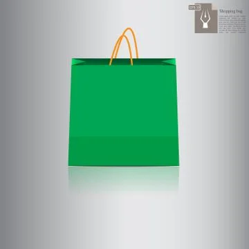 Shopping bag for sale Stock Illustration
