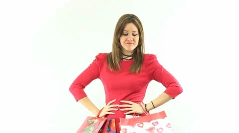 Shopping Bag Spin Stock Footage 10774993